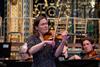 Zoë Beyers leads Britten Sinfonia at Westminster Abbey credit Shoël Stadlen