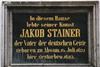 Stainer house plaque