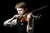 13-year-old violinist Edward Walton, who has just won the Piccolo Violino Magico competition. Photo by Cameron Jamieson