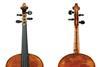 Carl Mettus Weis viola front and back