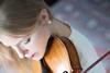 Hélène Clément, with Bridge and Britten's viola (L1008572) © Gerard Collett Photography