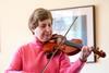 Myra Ross - home with violin