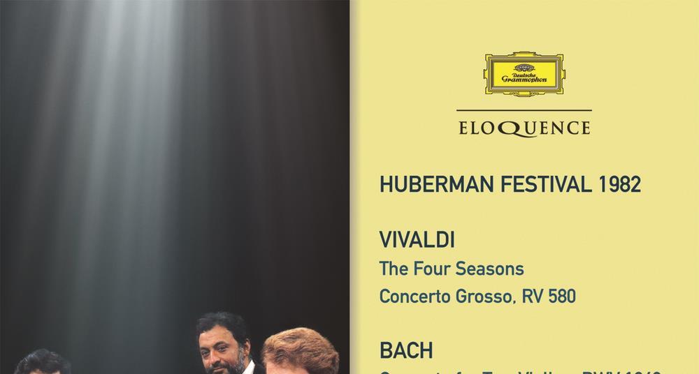 Huberman Festival 1982. Bach: Double Concerto in D minor BWV1043