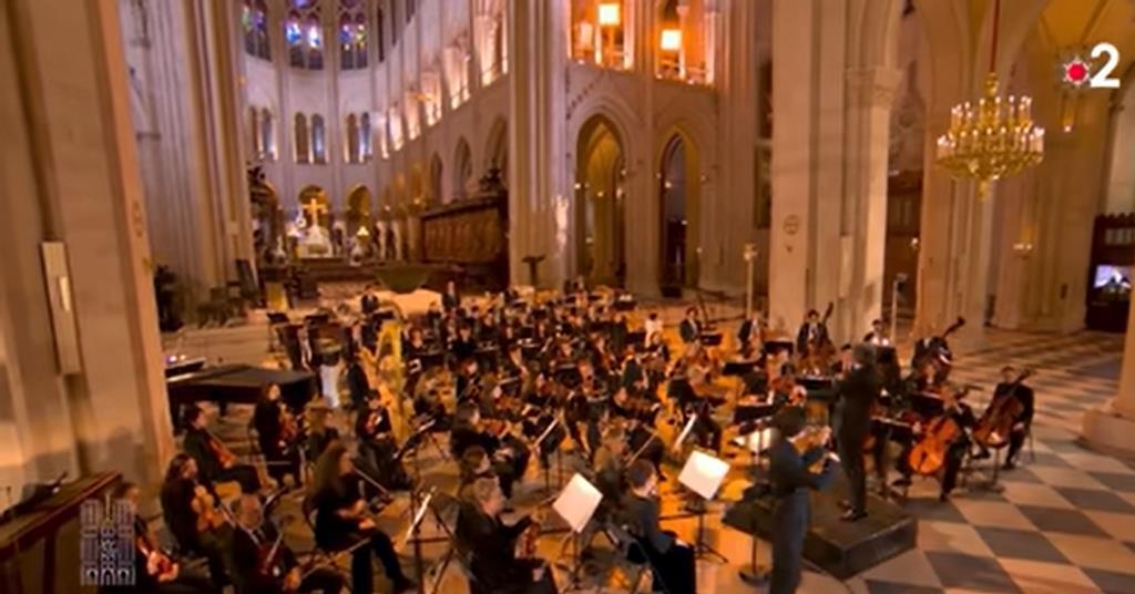 Schefstad The Strad News - String stars perform at reopening of Notre Dame ...