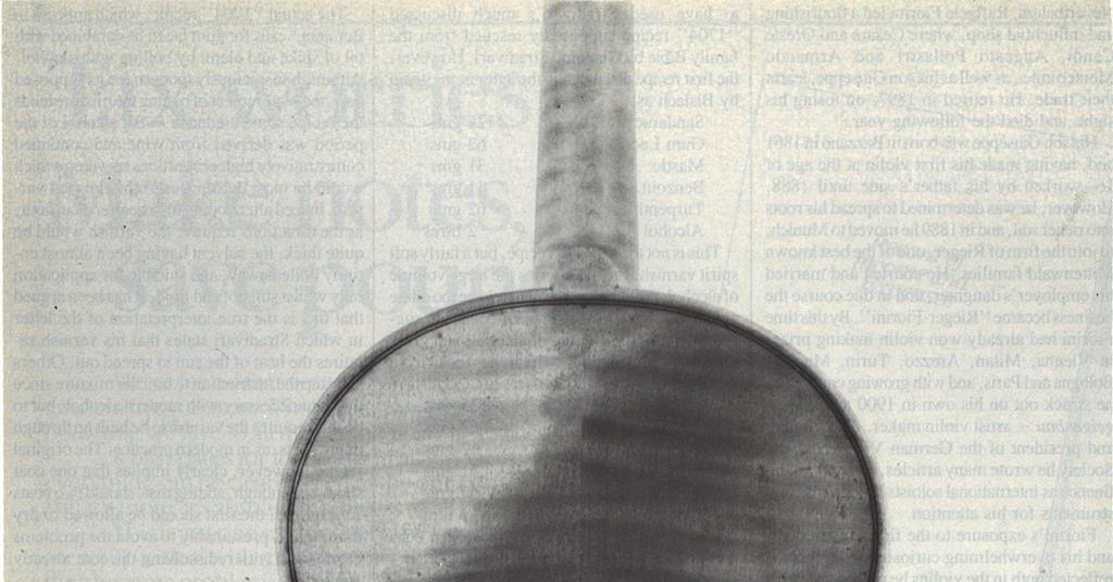 From the Archive: 1911 violin by Giuseppe Fiorini | Gallery From the Archive: 1911 violin by Giuseppe Fiorini | Gallery