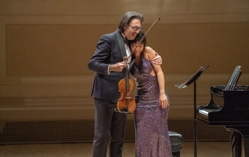 Concert review: Leonidas Kavakos (violin) Yuja Wang (piano