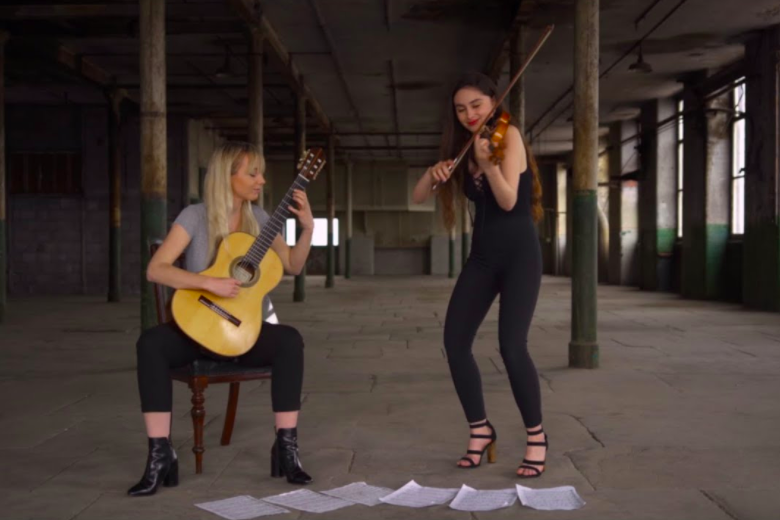 Esther Abrami and Alexandra Whittingham play Piazzolla’s Libertango ...