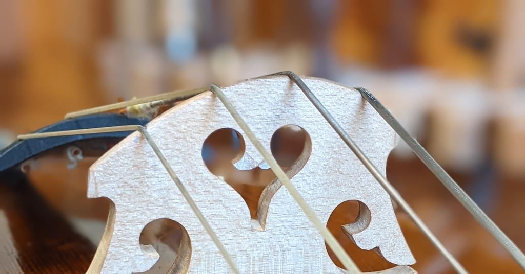 The Strad Trade Secrets Making a Baroque cello bridge The Strad
