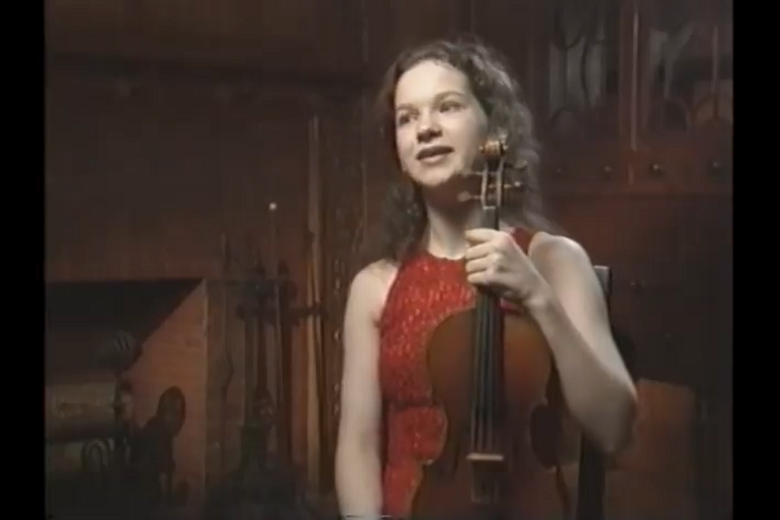 Hilary Hahn Plays Bach 1997 Debut Album Promo Video The Strad