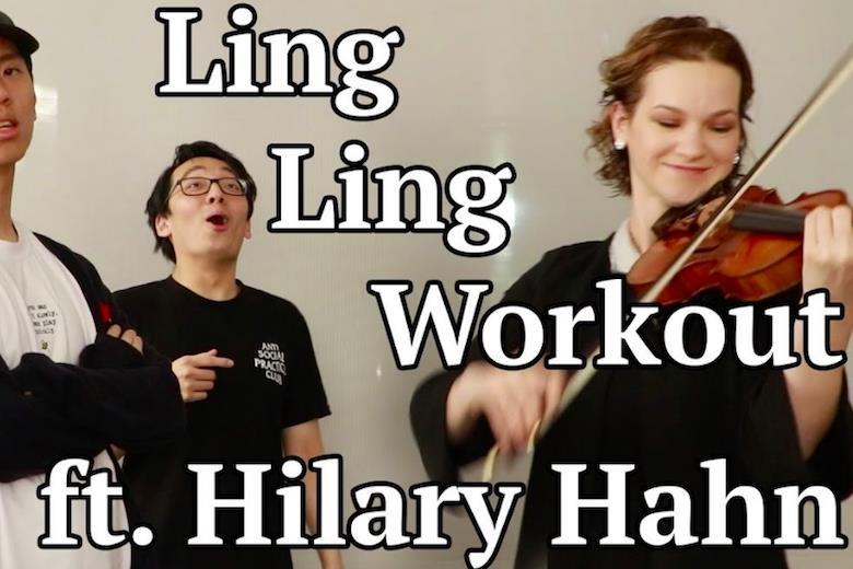 Hilary Hahn does the Ling Ling Workout | Video | The Strad