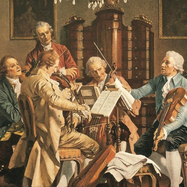 String quartets were likened to refined conversation during the 18th