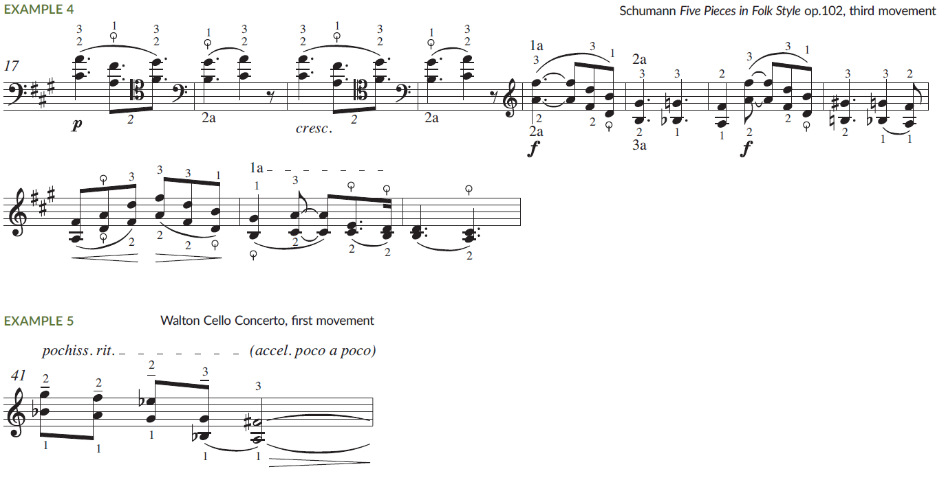 Double stopping on the cello How to play passages of 3rds and 6ths