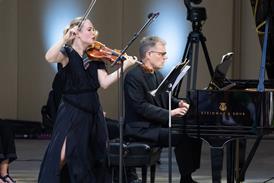 Ojai Music Festival June 13 2026 Leila Josefowicz and John Novacek.by Timothy Teague