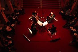 Desguin Quartet concert at Kolarac Concert Hall, Belgrade