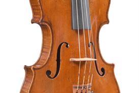 69 - Gennaro Gagliano violin angled front