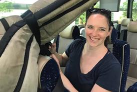 Double bassist Amanda Rice-Johnson