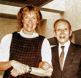 1983 Japan Dr Suzuki with Helen Brunner