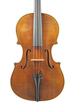 Violin antiqued by John Simmers