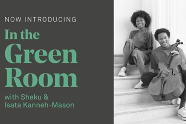 In the Green Room Sheku and Isata Kanneh-Mason
