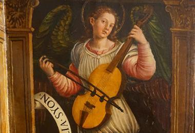 Lead image - Spanish painting of a vihuela player