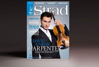 The Strad cover August 2013
