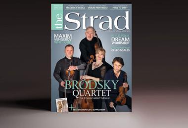 The Strad cover April 2012