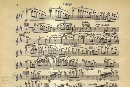 Schoenberg manuscript