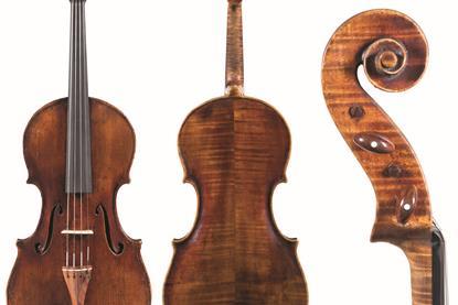 C-2636 late 19th century viola of Ritter proportion