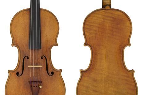 1727 'Eugenio di Barbaro' Stradivari violin1