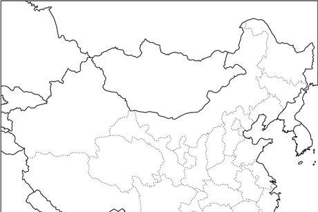 BEST china_outline_map