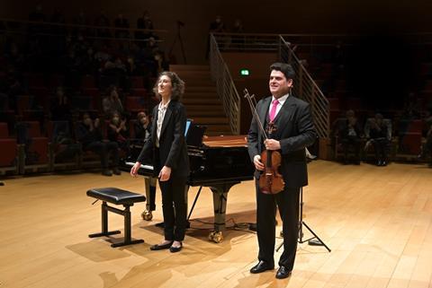 Nathalia Milstein and Michael Barenboim