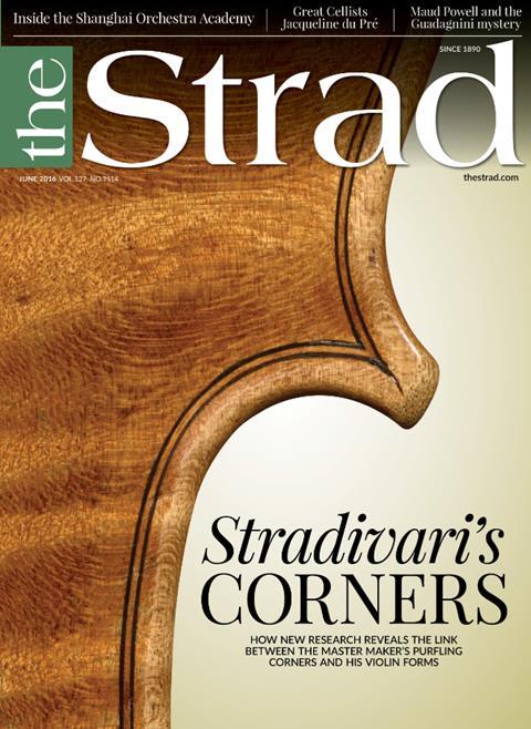 We investigate the relationship between Stradivari's purfling corners and his violin forms