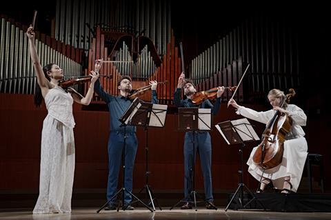 NOVO Quartet photo _ Agnete Schlichtkrull