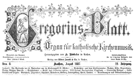Gregorius Journal 1887