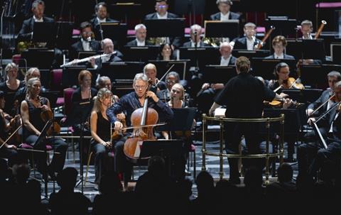 A rare Proms premiere from Johannes Moser. Photo: Andy Paradise/BBC