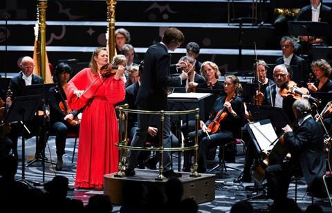 Queen of the Night: Janine Jansen in Prokofiev. Photo: Chris Christodoulou/BBC