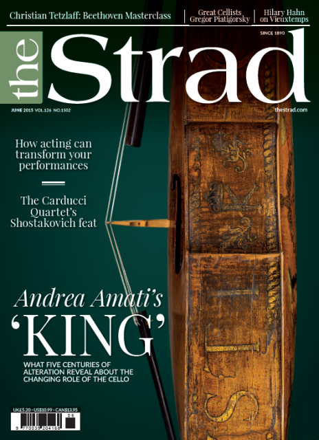 We examine five centuries of alteration to the Amati 'King' cello