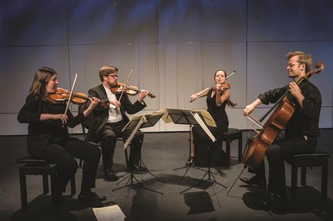 Christopher graves castalian quartet. photo by don lee