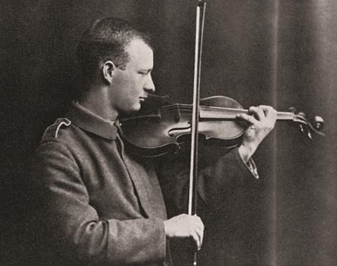 Then still a violinist, Paul Hindemith played quartets with his regimental band: ‘My partners are not first-class, but they are keen and make a tremendous effort’