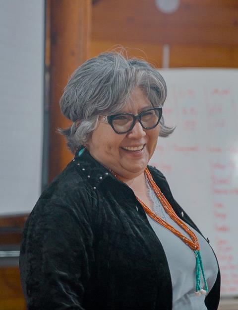 HMP Executive Director Sharon Nelson teaches Navajo Culture class