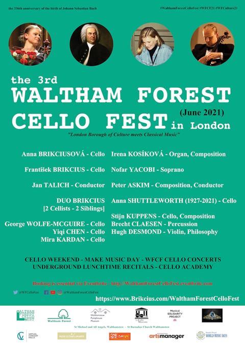 WalthamForestCelloFest.2021.Poster