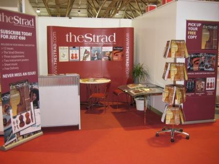 The Strad's stand at a recent edition of Frankfurt Musikmesse