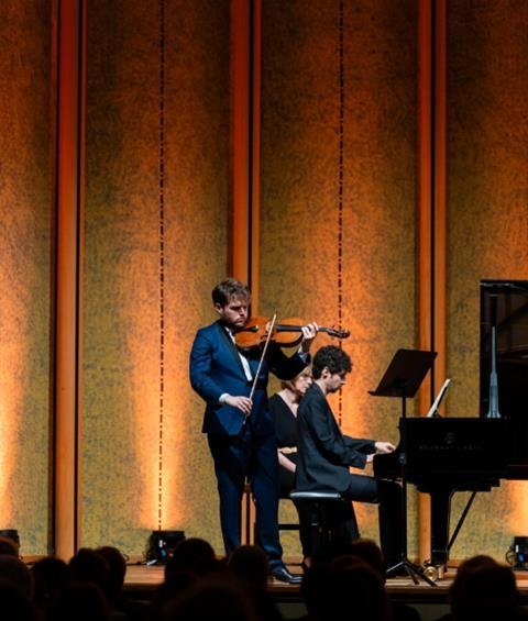 Timothy Ridout and Federico Colli. Photo: Julia Milberger