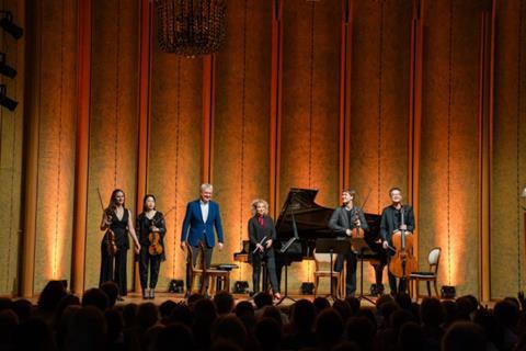 Lena Neudauer, Ayaka Uchio, Nils Mönkemeyer and Wen-Sinn Yang. Photo: Julia Milberger