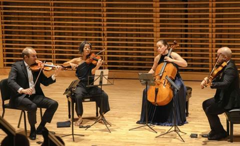 Cohesion and verve from the Jasper Quartet. Photo: courtesy Bowdoin International Music Festival