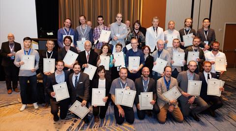 The award-winning luthiers at the 17 November ceremony