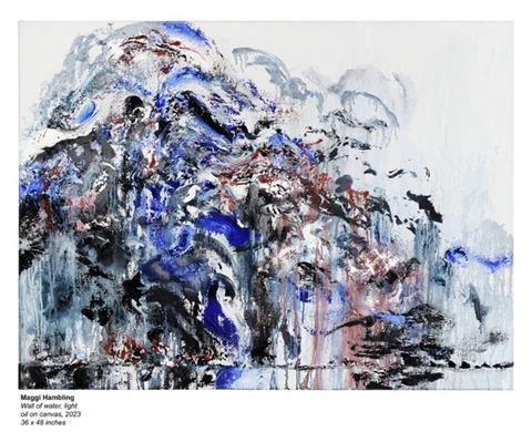 Maggi Hambling - Wall of Water, Light