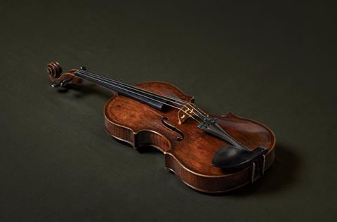 The 1610 Maggini viola. Photo: Charlie Kinross