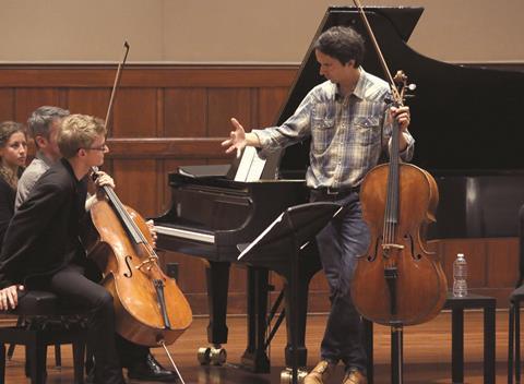 Jean-Guihen Queyras offers insights at a masterclass