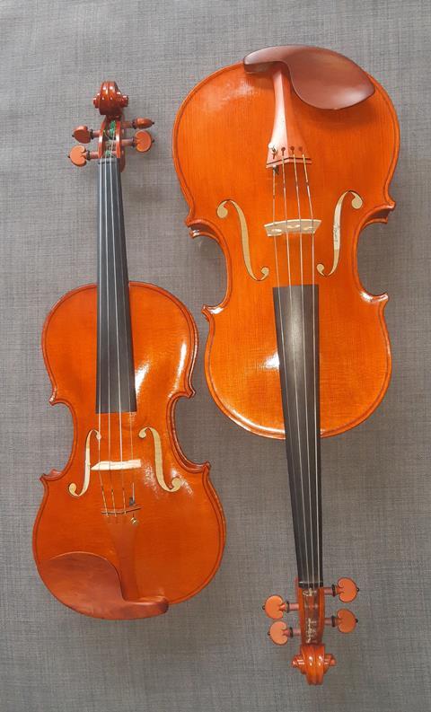 Mark (violin) and Luke (viola)